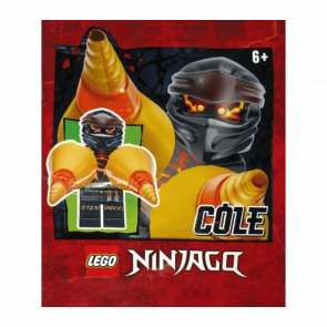 Конструктор Lego Фигурка Cole Foil Pack #8 Spinjitzu Burst Ninjago 892071 njo612 Новый - Retromagaz