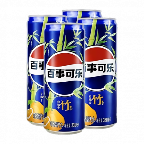 Набор Напиток 4шт Pepsi Азійська Bamboo + White Grapefruit 330ml - Retromagaz