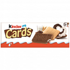 Печенье Kinder Cards 5 Pieces 128g 8000500269169 - Retromagaz