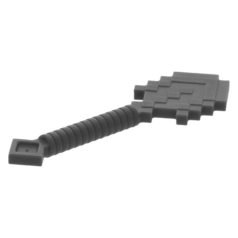 Зброя 2шт Lego Minecraft Shovel Pixelated 18791 6189223 Dark Bluish Grey Б/У - Retromagaz