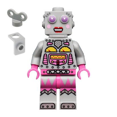 Фігурка Lego Lady Robot Collectible Minifigures Series 11 col178 Б/У - Retromagaz