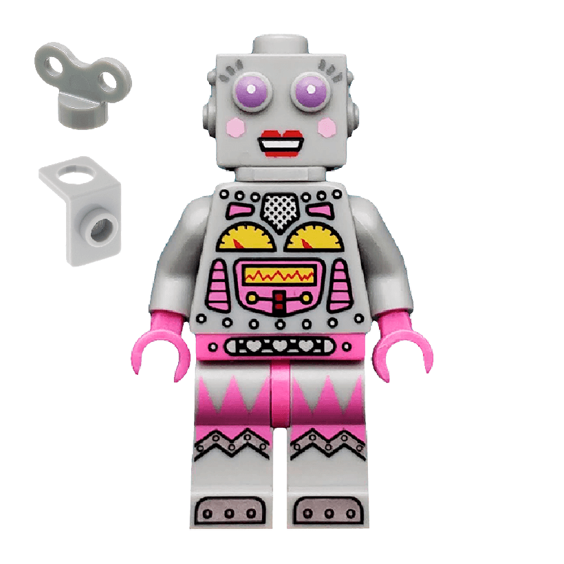 Фигурка Lego Series 11 Lady Robot Collectible Minifigures col178 Б/У - Retromagaz