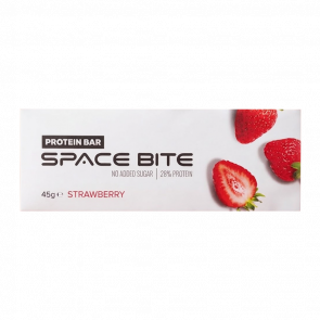 Протеїновий Батончик Space Bite Полуниця Без Цукру 45g - Retromagaz
