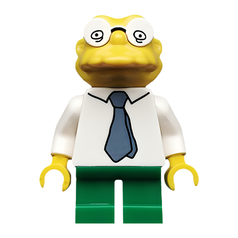 Фігурка Lego The Simpsons Hans Moleman Cartoons sim036 Б/У - Retromagaz