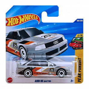 Машинка Базова Hot Wheels Audi '90 Quattro Peak Pursuit 1:64 JBB20 Silver Машинка Базова Hot Wheels Audi '90 Quattro Peak Pursuit 1:64 JBB20 Silver - Retromagaz