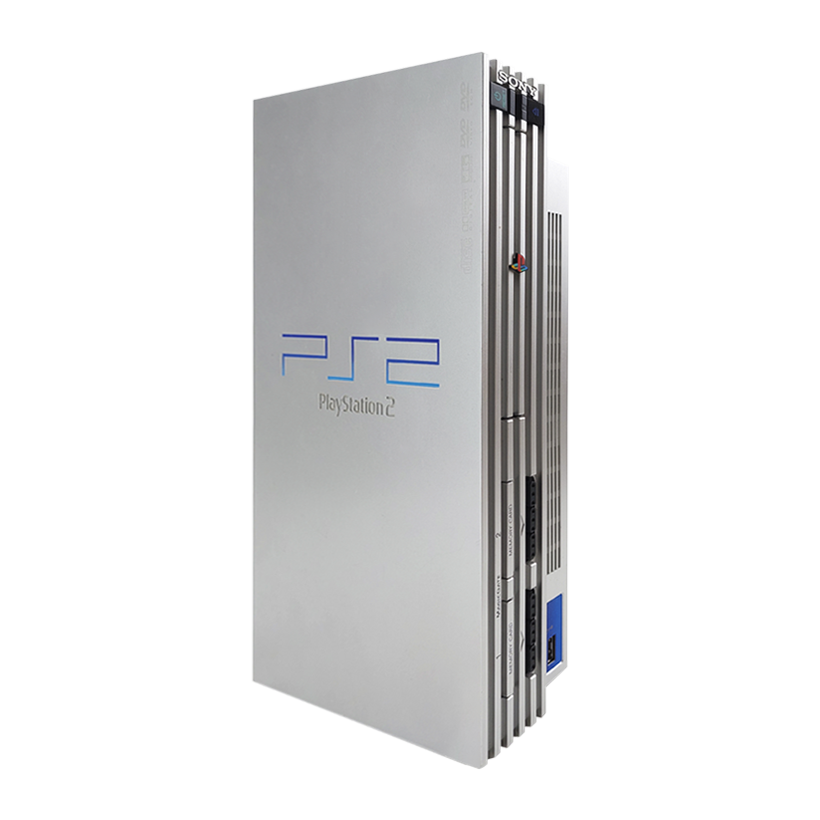 Консоль Sony PlayStation 2 Limited Edition Chip Silver Без Геймпада Б/У - Retromagaz