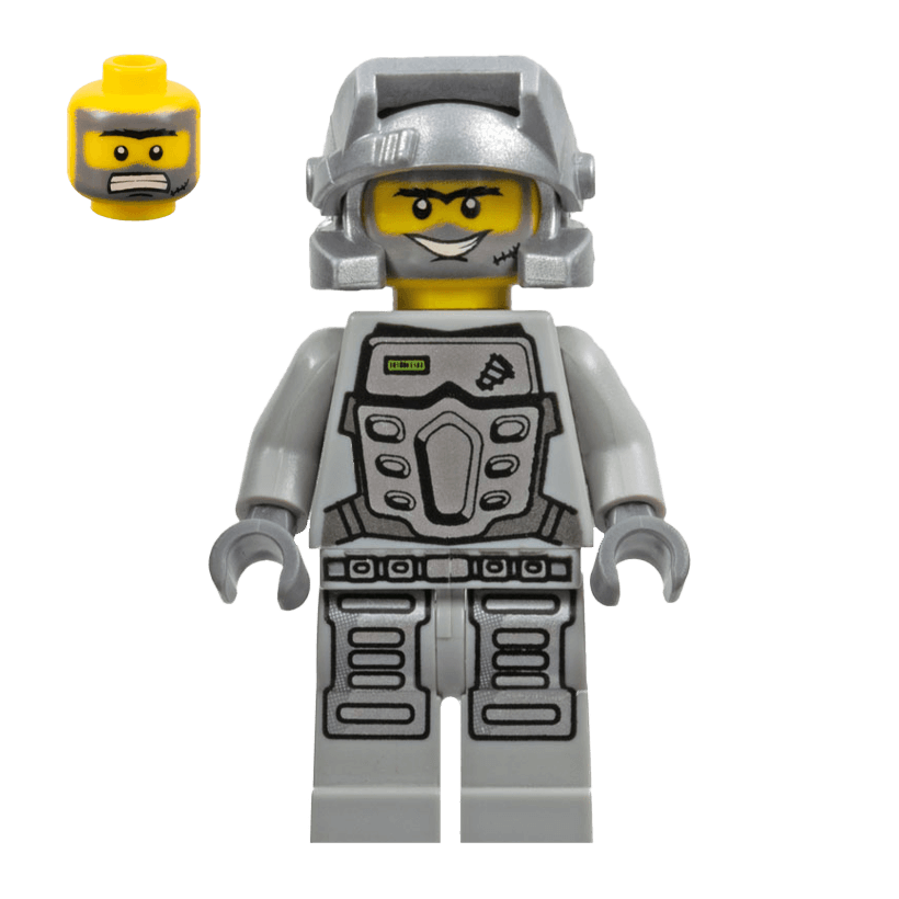 Фигурка Lego Power Miners Duke Grey Outfit Space pm031 Б/У - Retromagaz