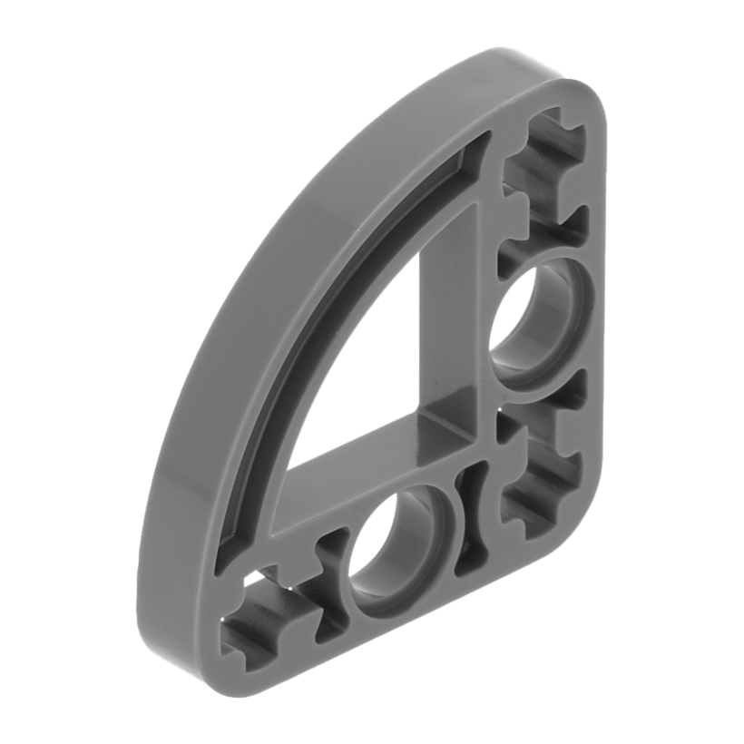 Technic 10шт Lego Балка Тонка Кутова 90 Еліптична 3 x 3 32249 65125 4234386 6093835 Dark Bluish Grey Б/У - Retromagaz