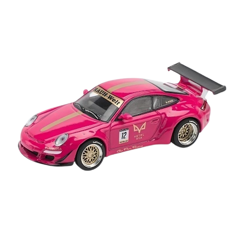 Машинка Premium POP Race RWB 997 Ava 1:64 pr64-0187 Pink - Retromagaz