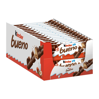 Набор Батончик Kinder Bueno 2 Pieces 43g 30шт - Retromagaz