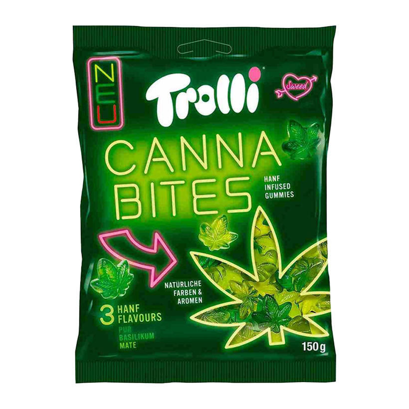 Цукерки Жувальні Trolli Cannabites 150g - Retromagaz