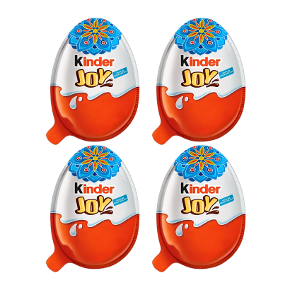 Набор Шоколадное Яйцо 4шт Kinder Joy For Boys Festive Edition 20g - Retromagaz