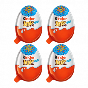 Набор Шоколадное Яйцо 4шт Kinder Joy For Boys Festive Edition 20g - Retromagaz