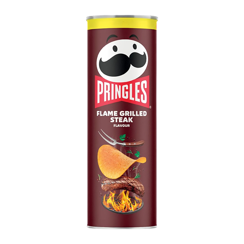 Чипси Pringles Flame Grilled Steak 165g - Retromagaz