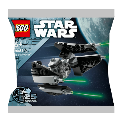 Конструктор Lego TIE Interceptor Star Wars 30685 Новый - Retromagaz