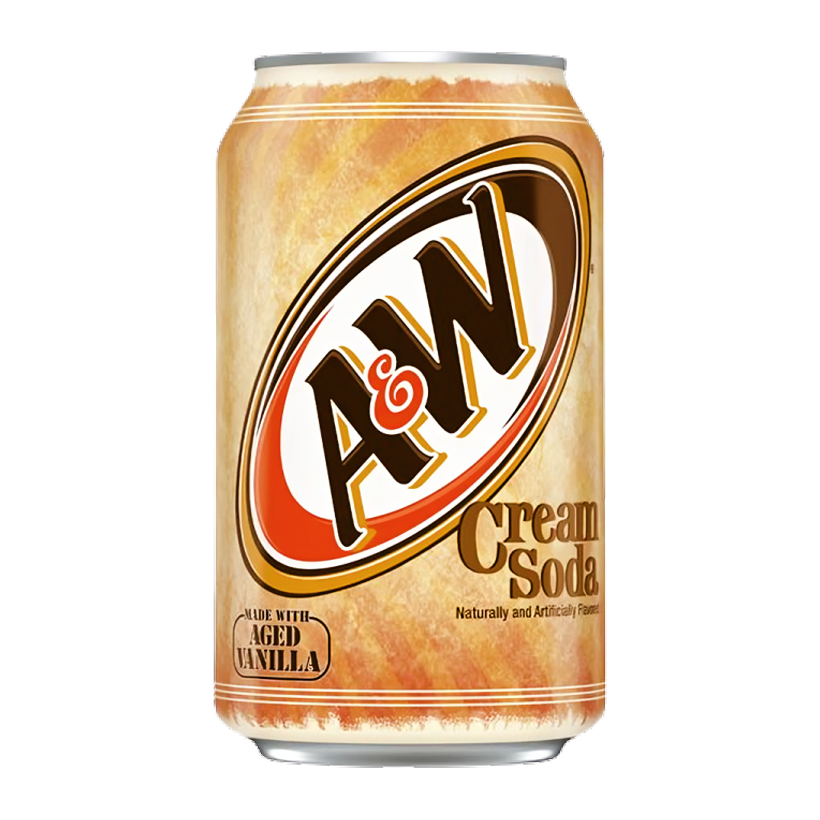 Напій A&W Cream Soda No Caffeine 355ml - Retromagaz