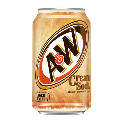 Напій A&W Cream Soda No Caffeine 355ml - Retromagaz