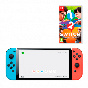 Набор Консоль Nintendo Switch OLED Model HEG-001 64GB Blue Red Новый + Игра 1-2 Switch Набор Консоль Nintendo Switch OLED Model HEG-001 64GB Blue Red Новый + Игра 1-2 Switch - Retromagaz