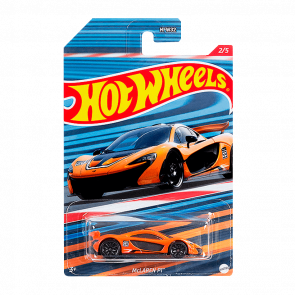 Тематическая Машинка Hot Wheels McLaren P1 Racing Circuit 1:64 HDG70 Orange