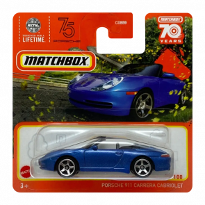 Машинка Большой Город Matchbox Porsche 911 Carrera Cabriolet Highway 1:64 HLD16 Blue