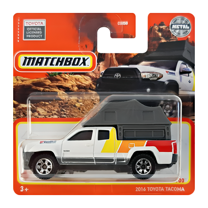 Машинка Велике Місто Matchbox 2016 Toyota Tacoma Off-Road 1:64 HFT21 White - Retromagaz