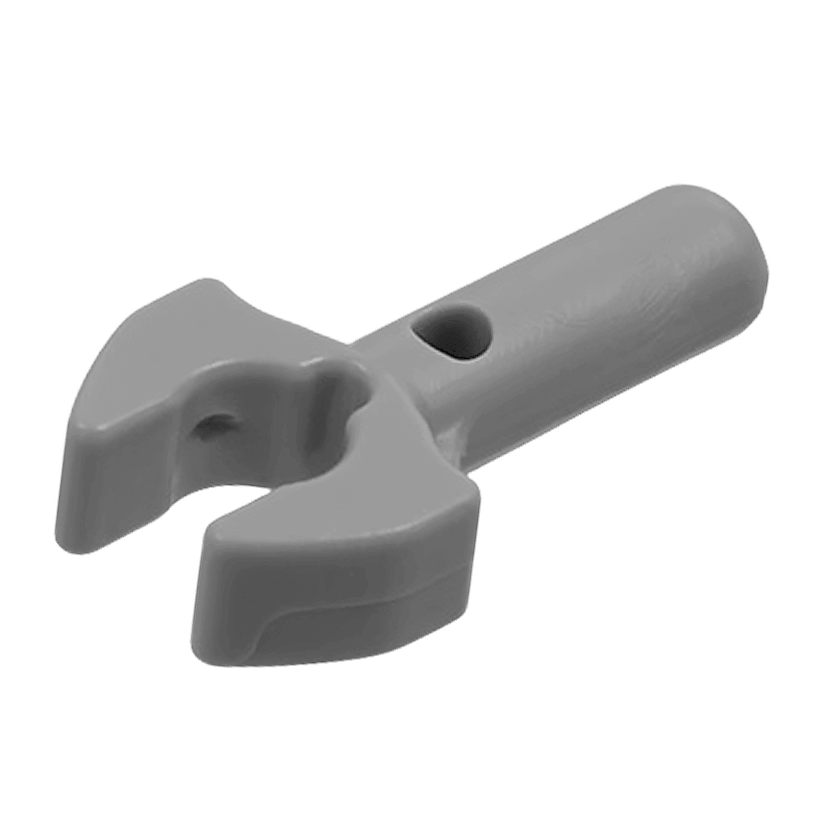 Стержень 50шт Lego Соединитель Mechanical Claw 1L 48729b 41005 4289542 6278155 4222196 4289542 Dark Bluish Grey Б/У - Retromagaz