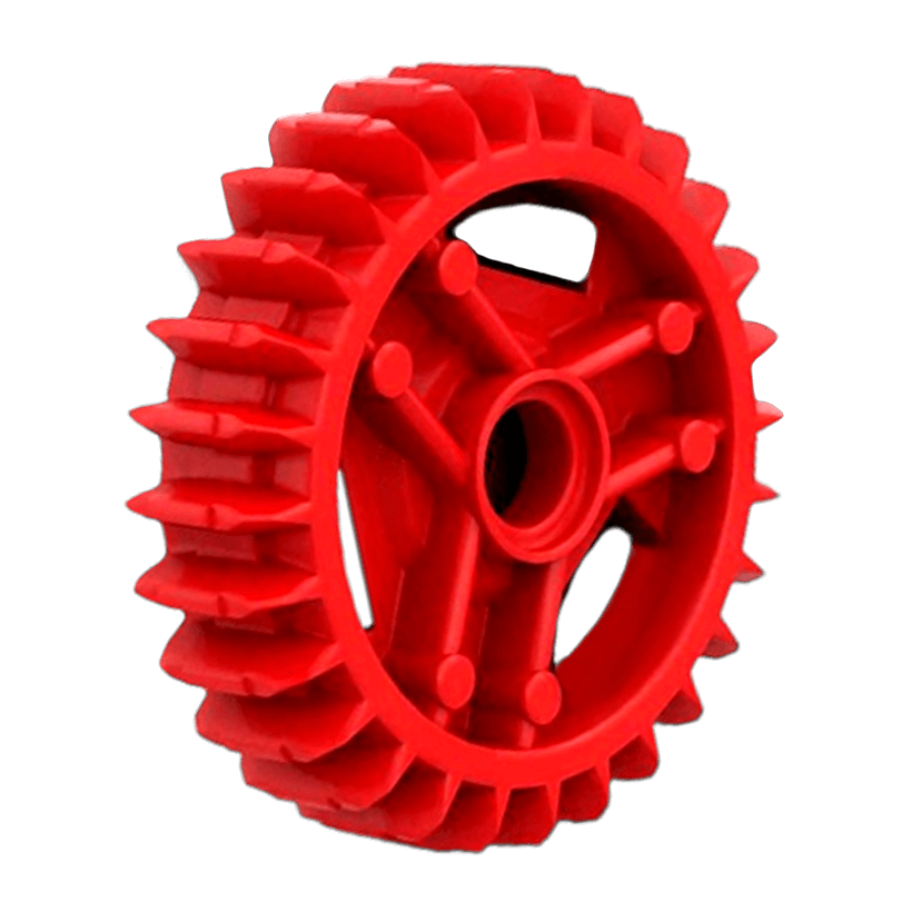 Technic Lego Шестірня 28 Tooth Double Bevel 65413 6285646 Red Б/У - Retromagaz