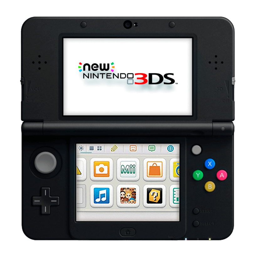 Консоль Nintendo 3DS FAT New Модифицированная 32GB Cosmo Black + 10 Встроенных Игр Б/У Нормальный - Retromagaz