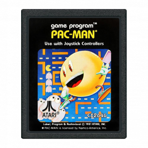 Игра Atari 2600 Pac-Man Black Б/У