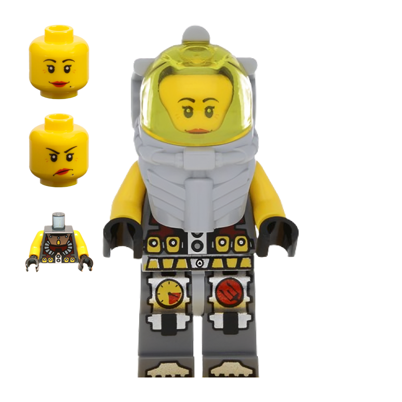 Фігурка Lego Atlantis 973pb0799 Diver 5 Samantha Rhodes Adventure atl022 2 Б/У - Retromagaz