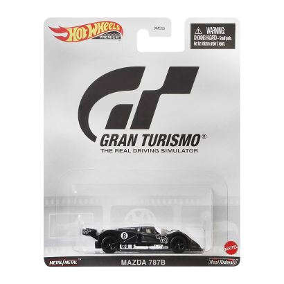 Машинка Premium Hot Wheels Mazda 787B Gran Turismo 1:64 GJR49 Black - Retromagaz