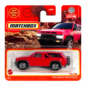 Машинка Большой Город Matchbox 1985 Nissan Pathfinder Off-Road 1:64 HVN45 Red - Retromagaz