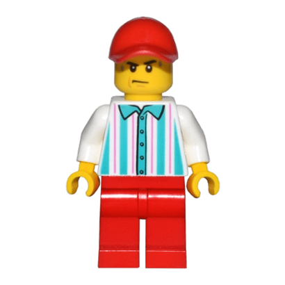 Фигурка Lego Recreation 973pb3548 Hot Dog Vendor Red Legs and Cap City cty1434 1 Б/У - Retromagaz