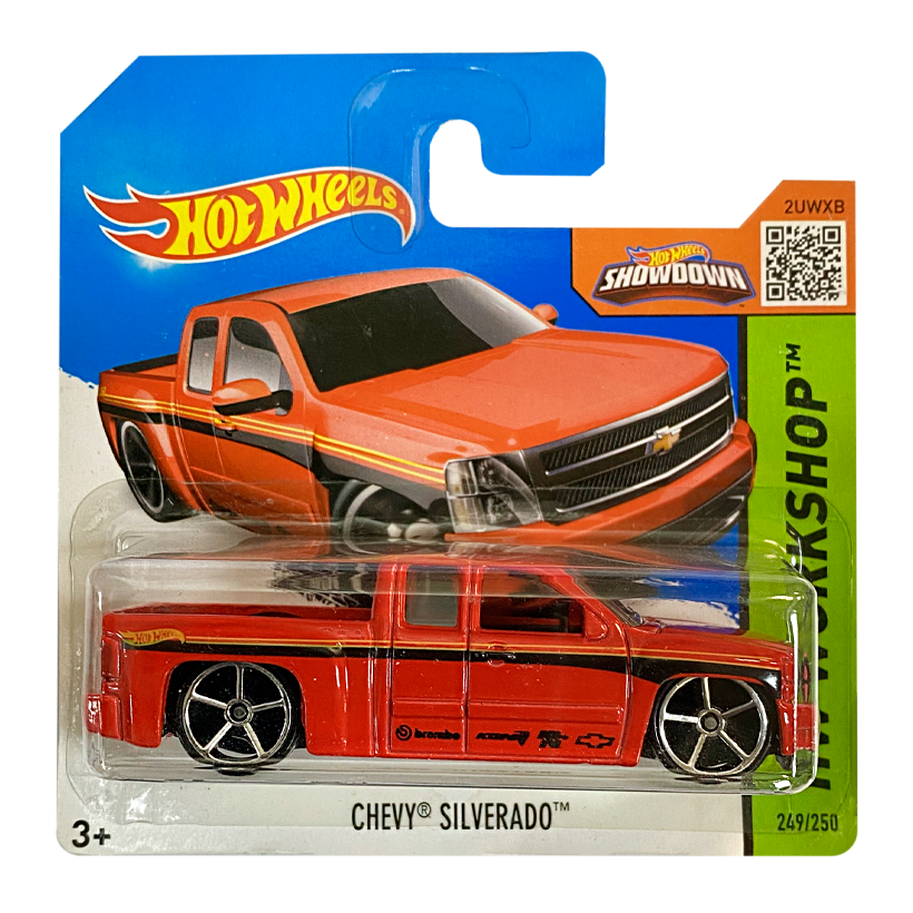 Машинка Базовая Hot Wheels Chevy Silverado Workshop 1:64 CFK66 Red - Retromagaz