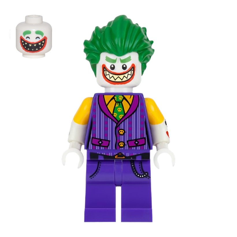 Фігурка Lego DC Joker Striped Vest Shirtsleeves Super Heroes sh0447 Б/У - Retromagaz