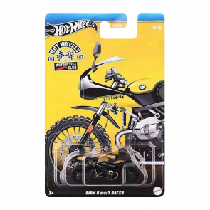 Тематична Машинка Hot Wheels BMW R nineT Racer Motorcycle Club 1:64 HRR92 Yellow - Retromagaz