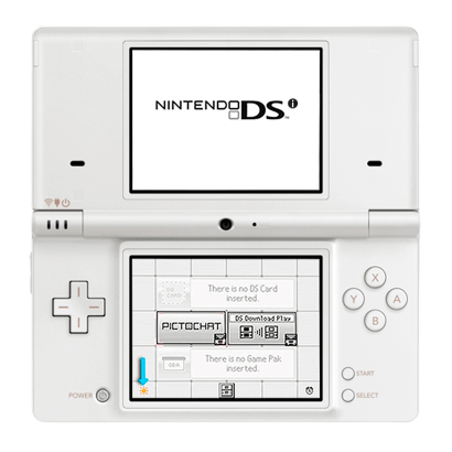 Консоль Nintendo DS i Модифікована 1GB White + 10 Вбудованих Ігор Б/У - Retromagaz