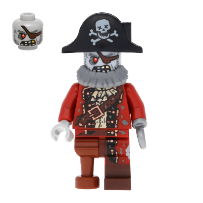 Фігурка Lego Zombie Pirate Collectible Minifigures Series 14 col212 Б/У - Retromagaz