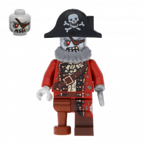 Фигурка Lego Zombie Pirate Collectible Minifigures Series 14 col212 Б/У - Retromagaz