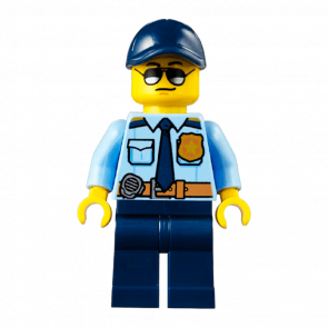 Фігурка Lego Police 973pb2600 Officer Shirt with Dark Blue City cty0981 Б/У - Retromagaz