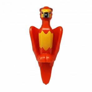 Фігурка Lego Повітря Phoenix Folded Wings with Black Beak Fawkes Harry Potter Animals 69238pb01 6315367 6551849 Red Б/У - Retromagaz