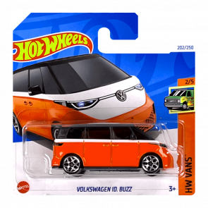 Машинка Базовая Hot Wheels Volkswagen ID. Buzz Vans 1:64 HTB94 Orange - Retromagaz