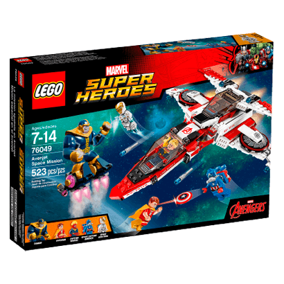 Набор Lego Super Heroes Avenjet Space Mission 76049 Новый Поврежденная Упаковка - Retromagaz