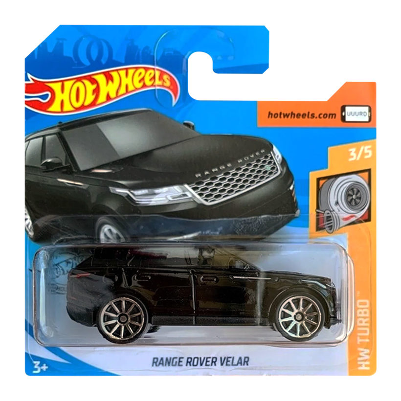 Машинка Базова Hot Wheels Range Rover Velar Turbo 1:64 GHD01 Black - Retromagaz