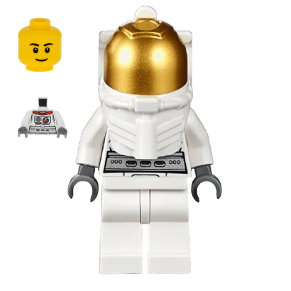 Фигурка Lego 973pb2018 Astronaut Male City Space Port cty0561 Б/У - Retromagaz
