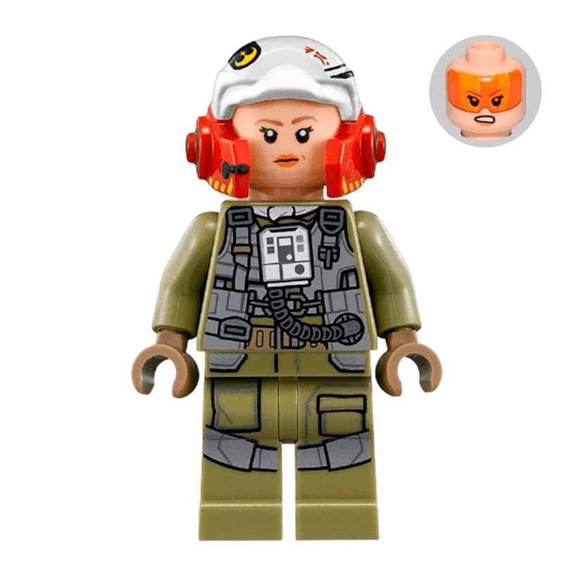 Фігурка Lego Star Wars Others Resistance Pilot A-wing Tallissan Lintra sw0884 1 Б/У Відмінний - Retromagaz