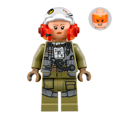 Фігурка Lego Star Wars Others Resistance Pilot A-wing Tallissan Lintra sw0884 1 Б/У Відмінний - Retromagaz