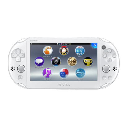 Консоль Sony PlayStation Vita Slim Модифицированная 64GB White + 5 Встроенных Игр Б/У - Retromagaz
