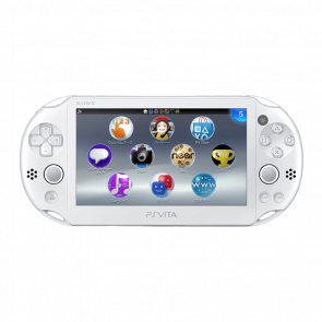 Консоль Sony PlayStation Vita Slim Модифікована 64GB White + 5 Вбудованих Ігор Б/У - Retromagaz