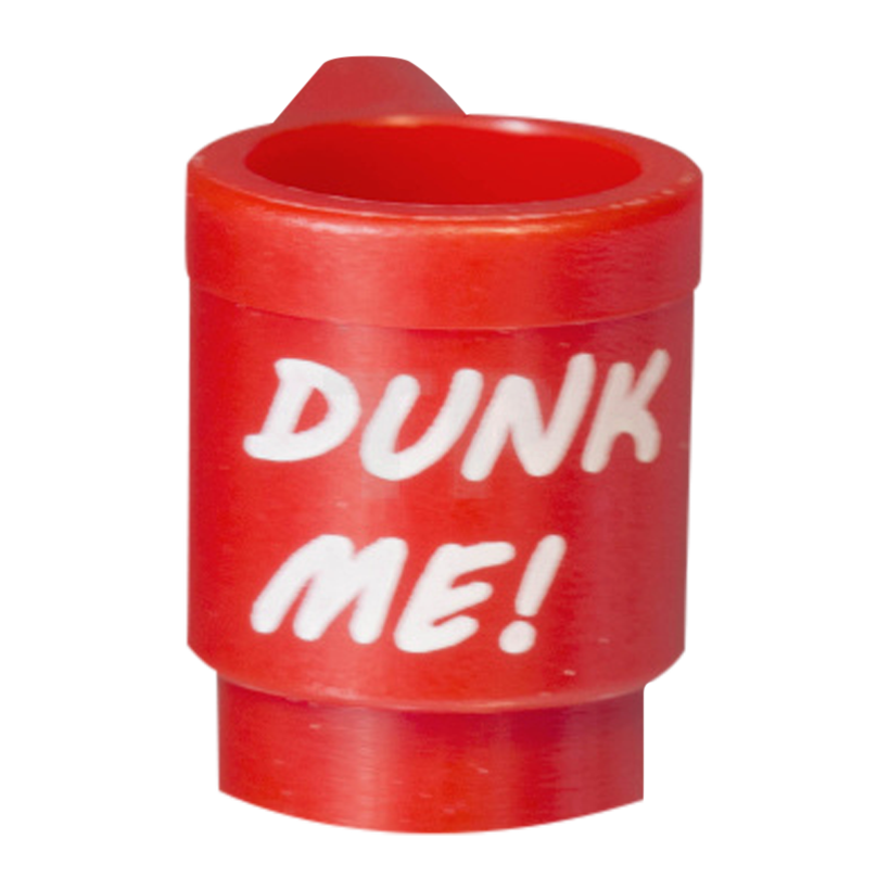 Посуда Lego Cup with White 'DUNK ME!' Pattern 3899pb003 6041388 Red Б/У - Retromagaz